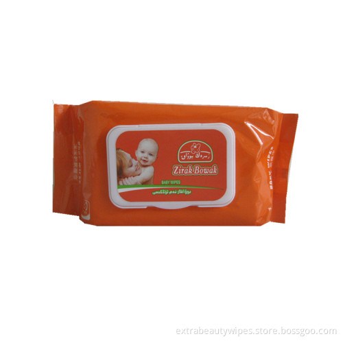 Nettoyage des lingettes humides biodégradables pour bébé